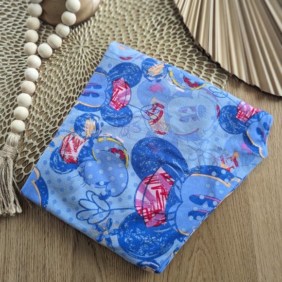 Lularoe One Size Mickey Mouse Leggings - Picture 1 of 5